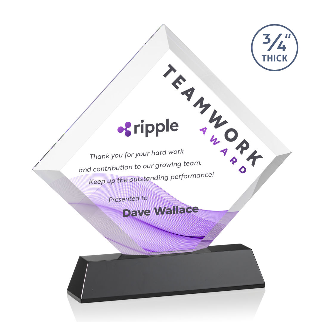 Belaire VividPrint™ Award on Newhaven Base - Black 4