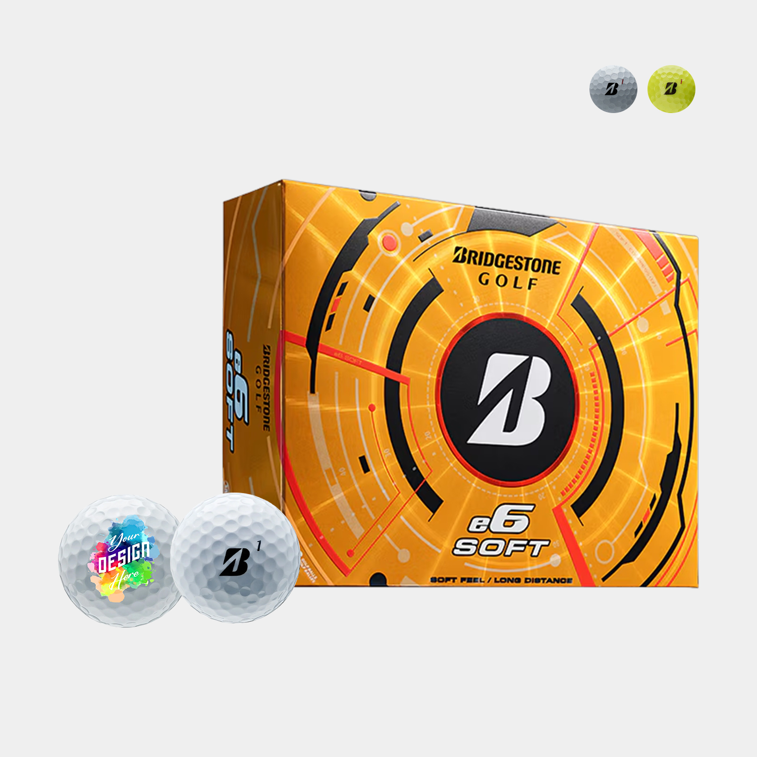 Bridgestone® e6 Soft Feel Golf Balls 3