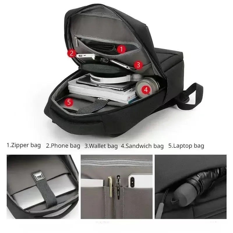 USB Charging Laptop Backpack 5