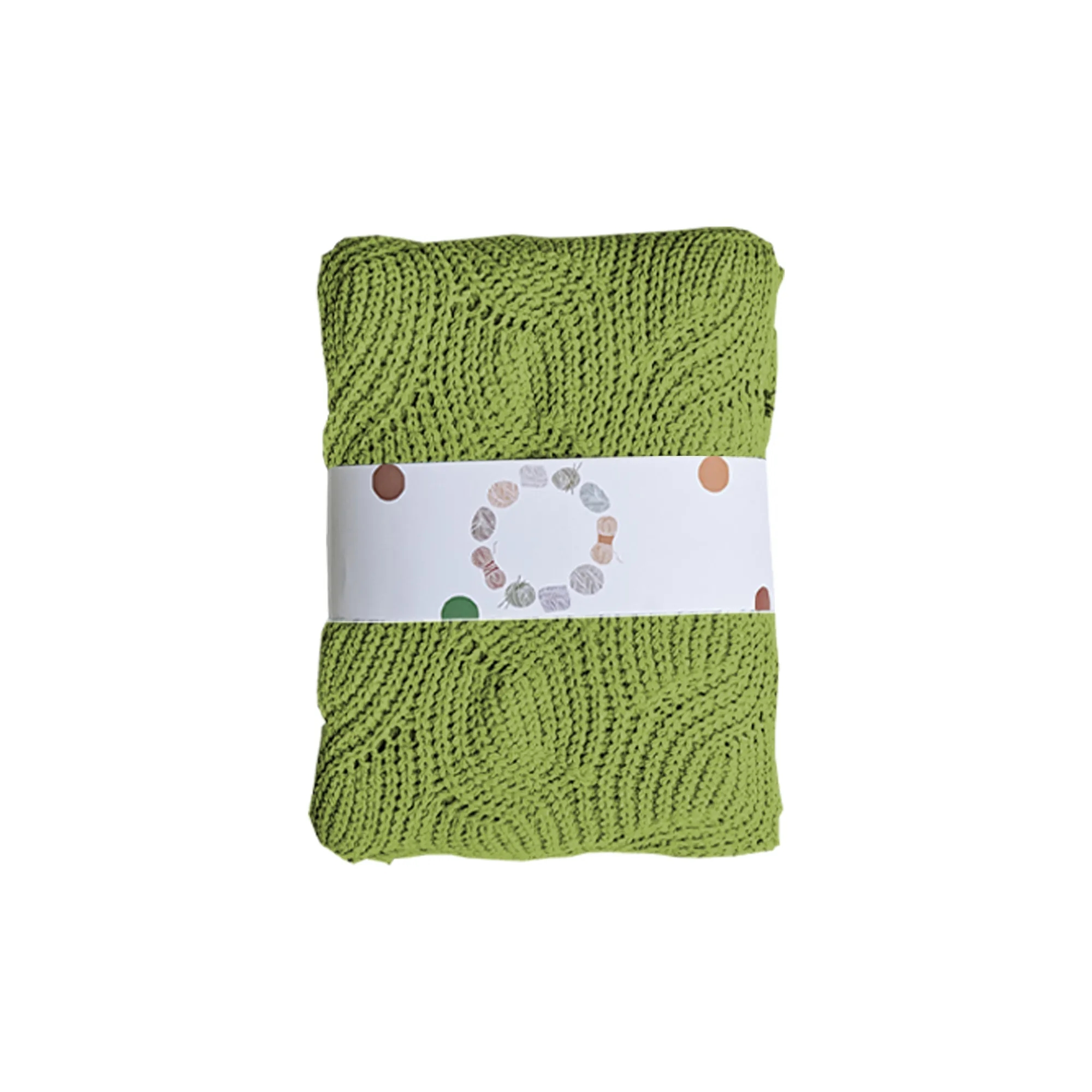 Living Room Knitted Blanket 63" x 51" 4