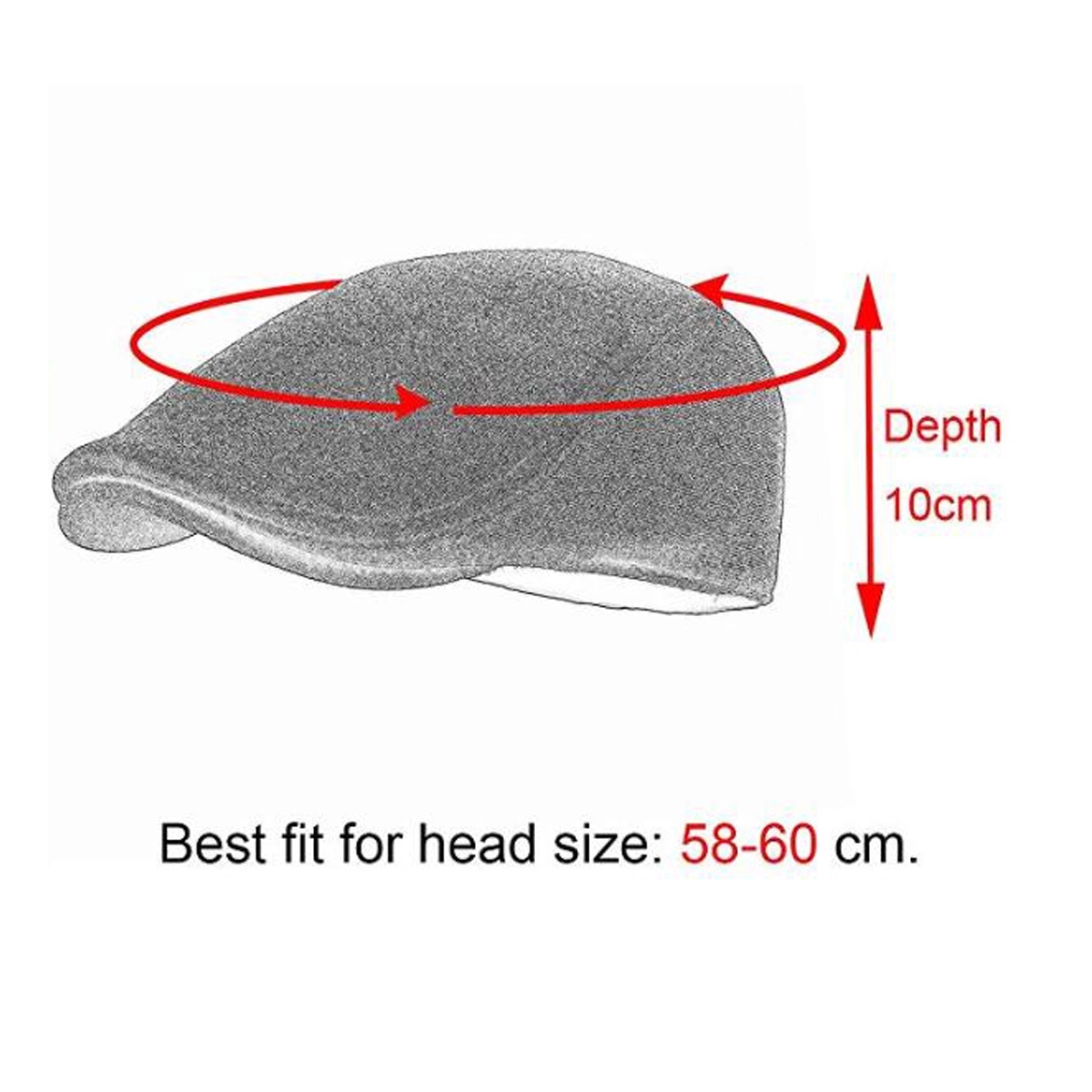 Newsboy Men's Flat Cap 4