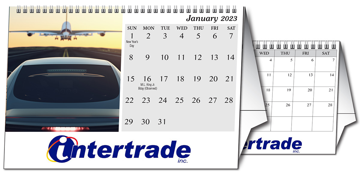 Custom Photo Tent Desk calendar