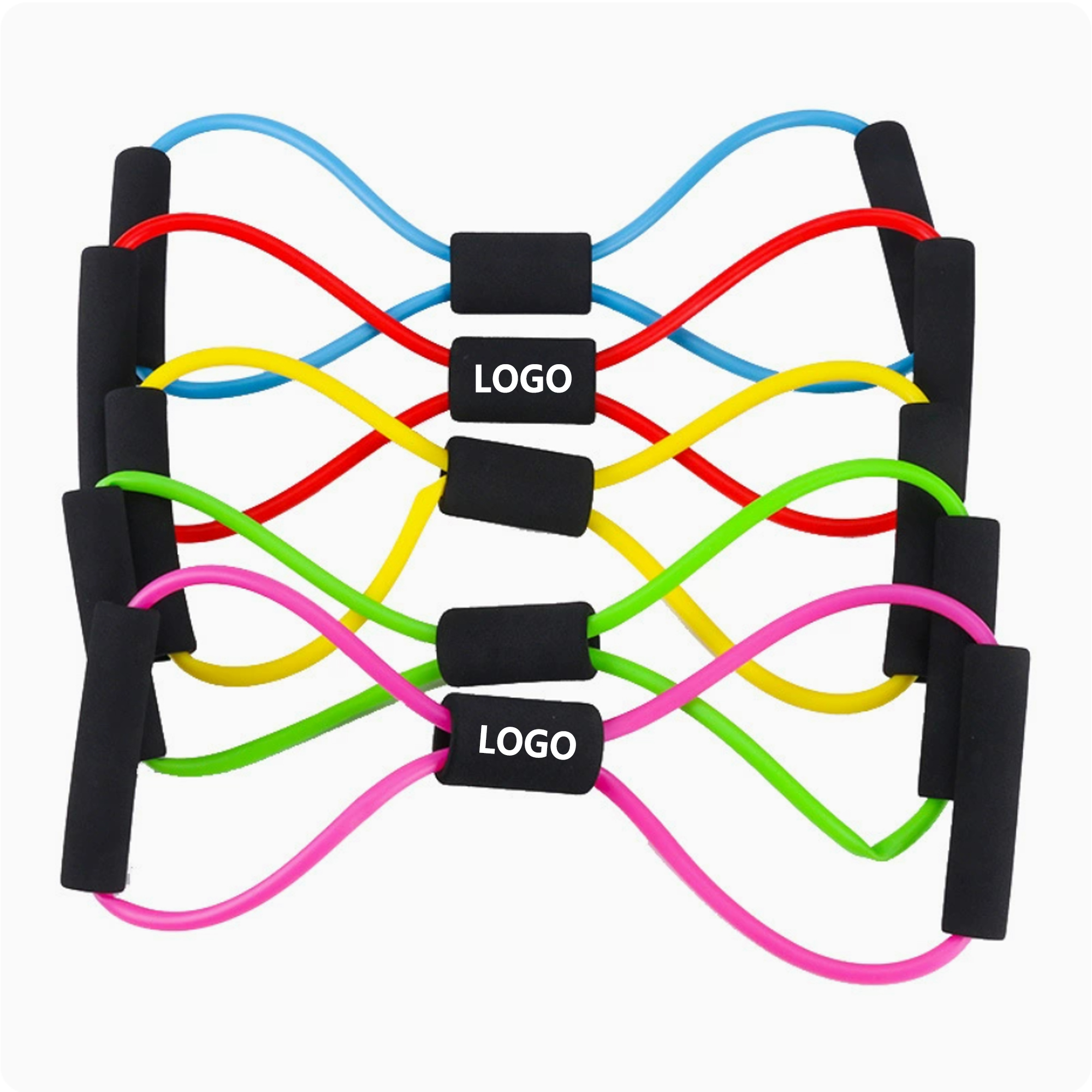 8 Shape Yoga Fitness Tension Rope 1