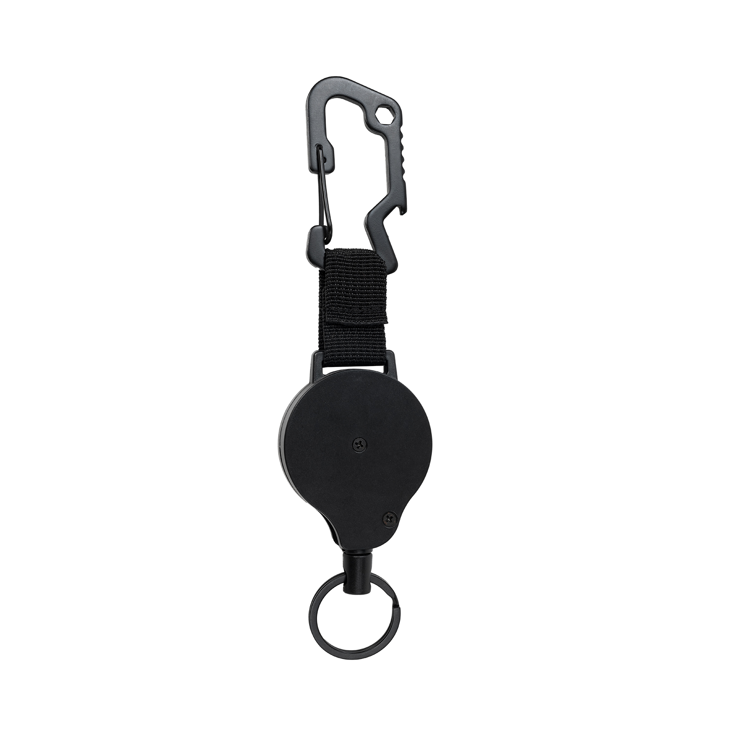 Outdoor Carabiner Round Badge Reel w/ Keyring 4