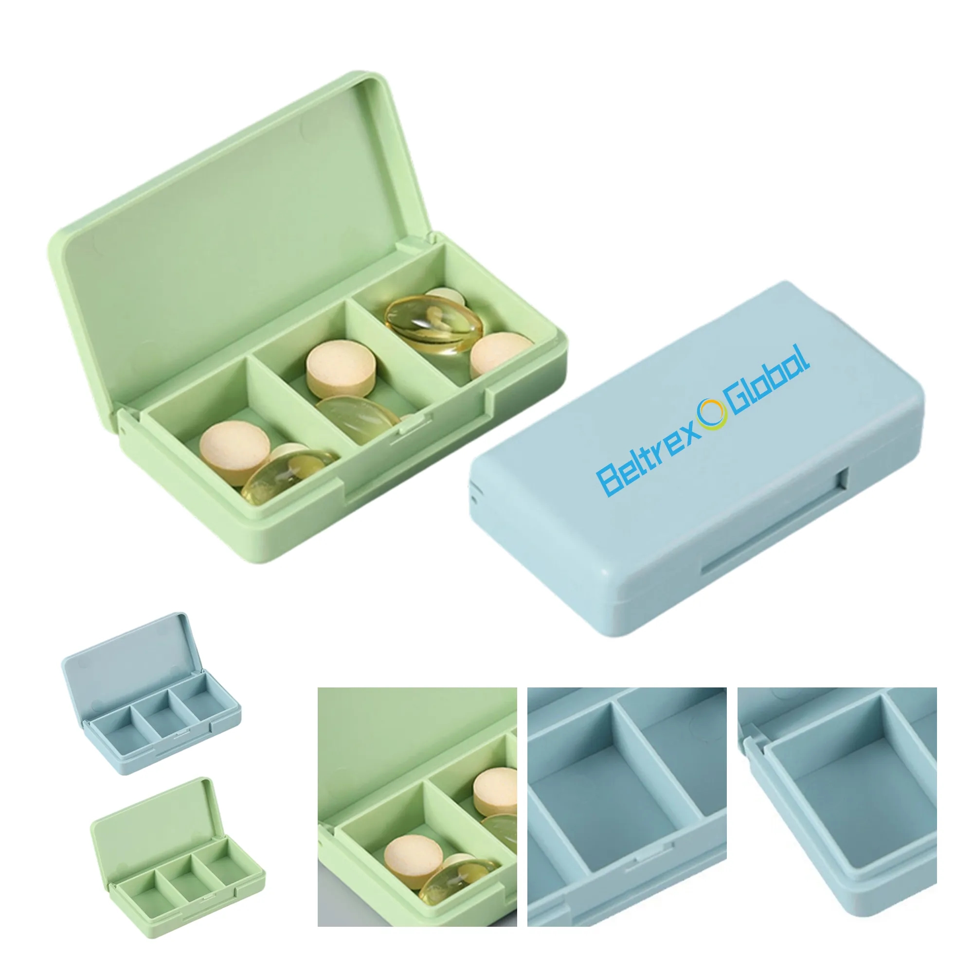 Portable Pill Box with High-Quality Sealing Material 5