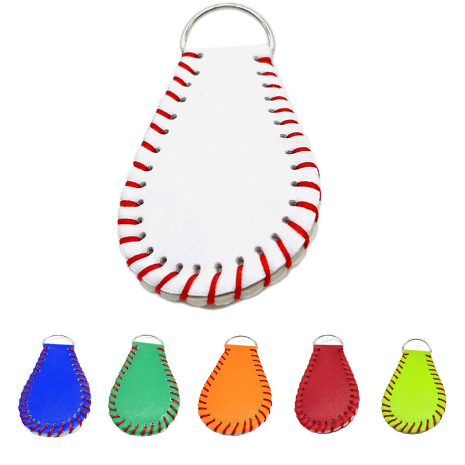 Baseball PU Leather Keychain 5