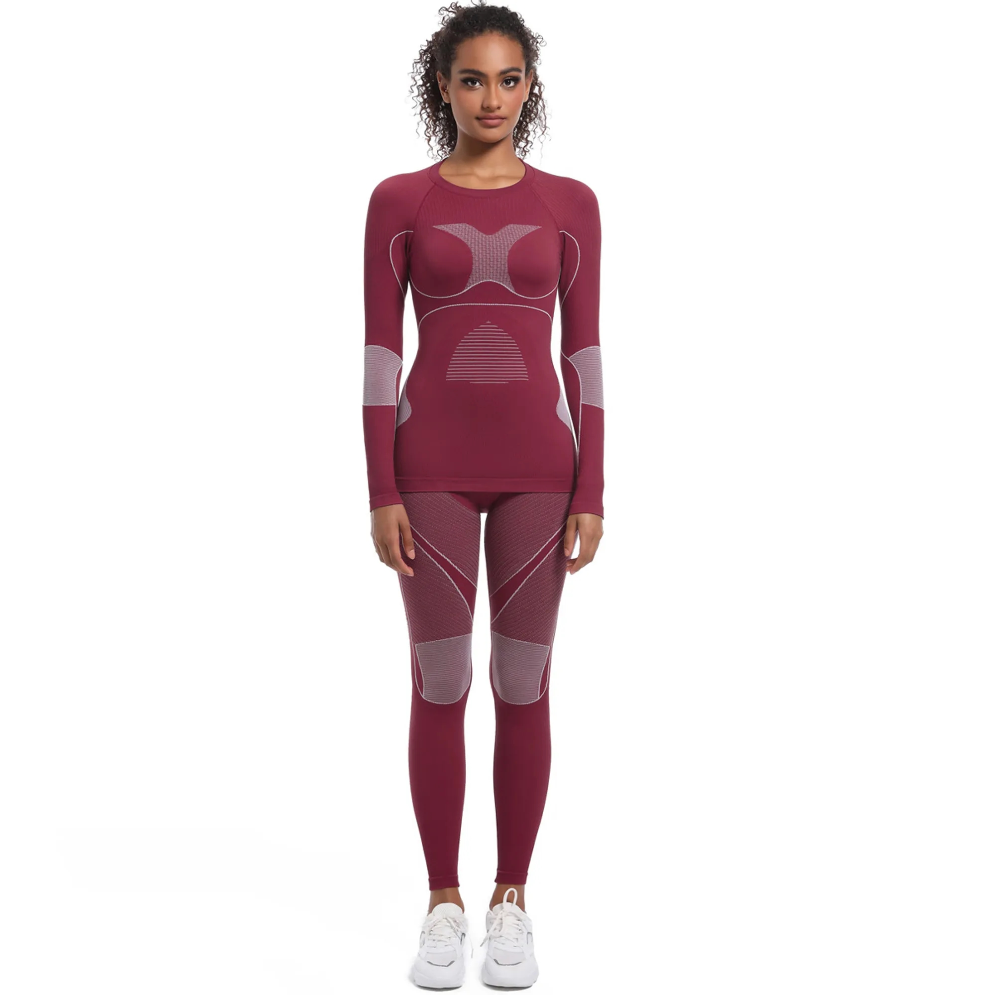Women's Seamless Knitted Long Sleeved 7