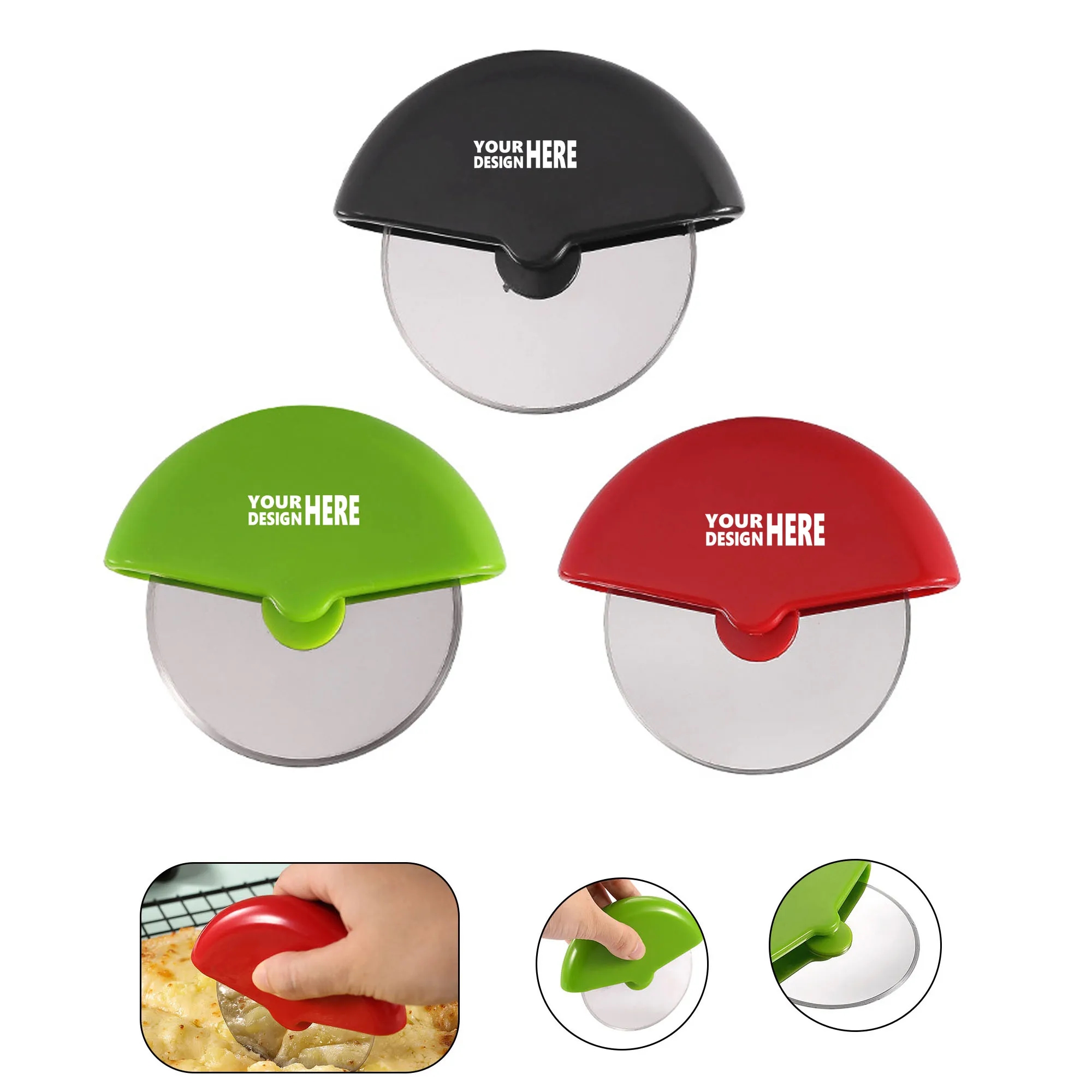Round Pizza Slicer Cutter Wheel 4