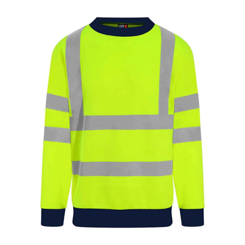 VISIPRO Reflective Safety Sweatshirt with Black Trim - 280G 4