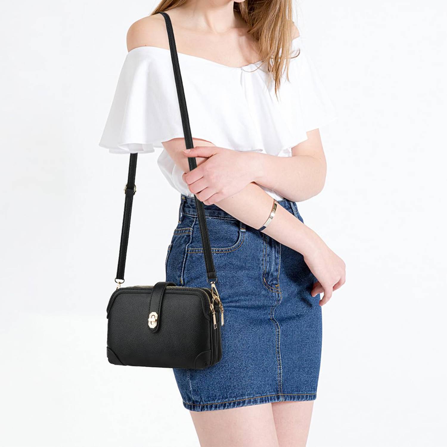 PU Leather Women Crossbody Bag 6