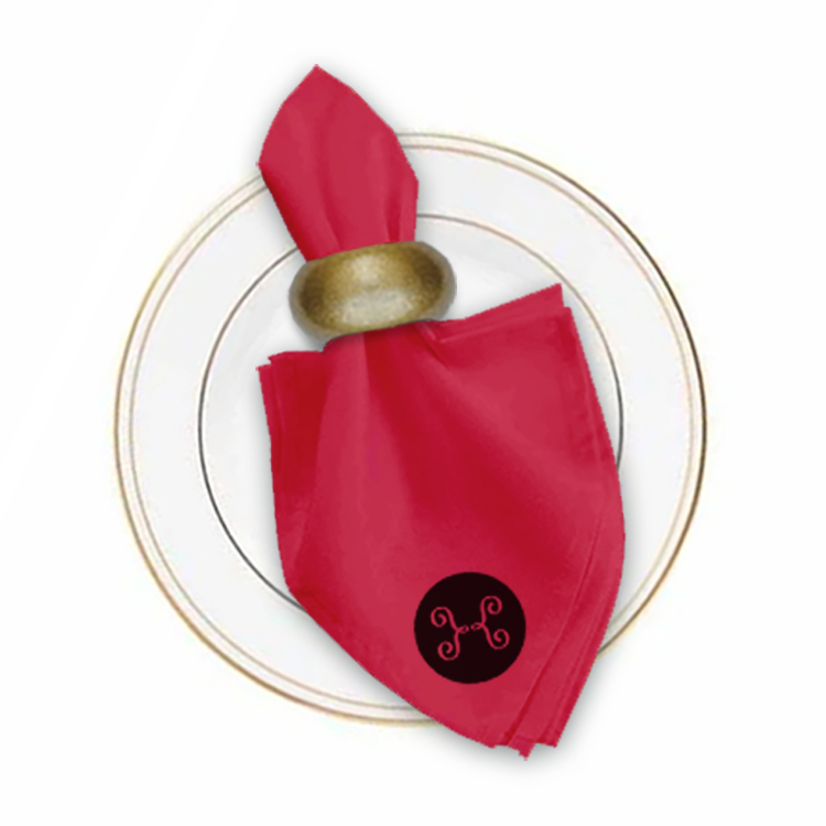 17 in. x 17 in. PolyPoplin™ Napkin (Thermal Transfer) 37