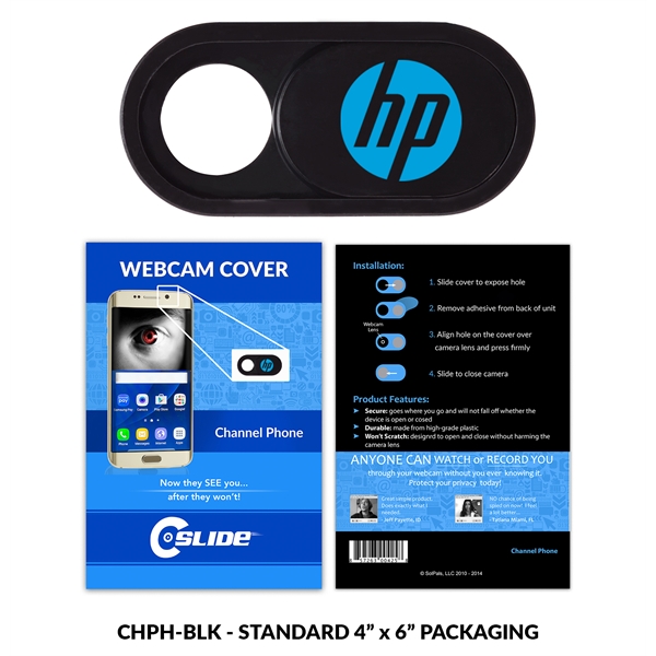 Webcam Cover Channel Phone Plastic with Standard Packaging 3