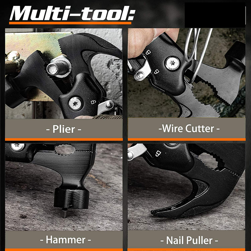 12 in 1 Mini Hammer Multitool for Emergency Survival 10