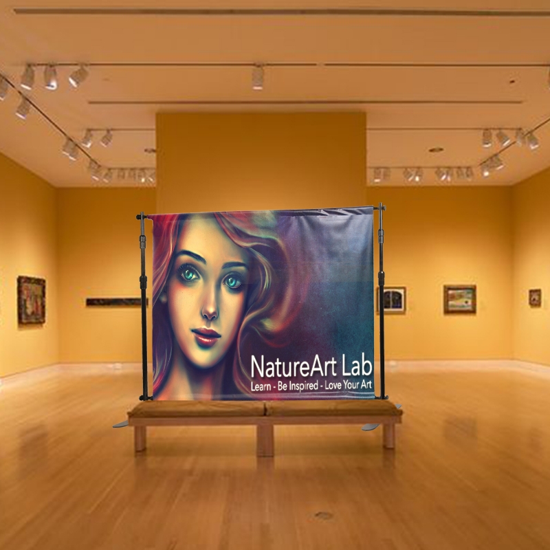 Size Me™, 84" x 48" Polyester Blend Fabric Banner, Single-Sided Banner 3