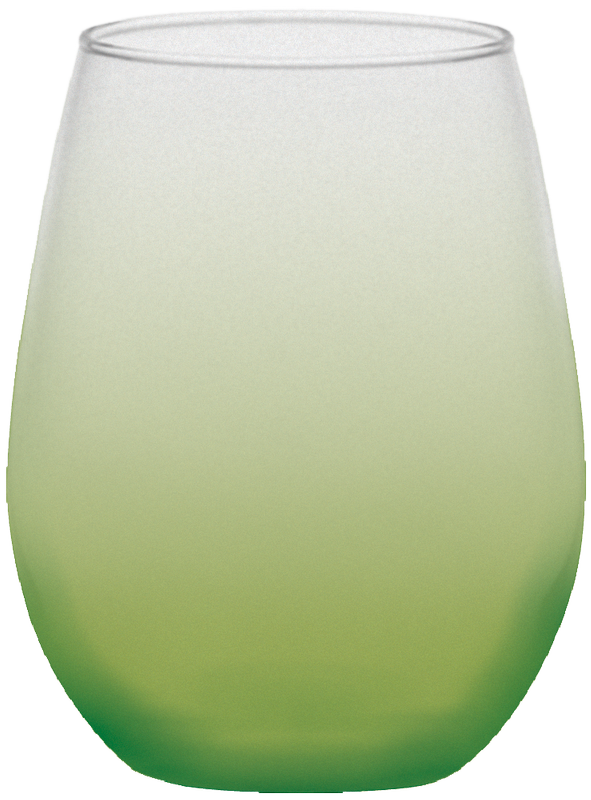 5 oz. Stemless White Wine, custom glassware with logo imprint 6