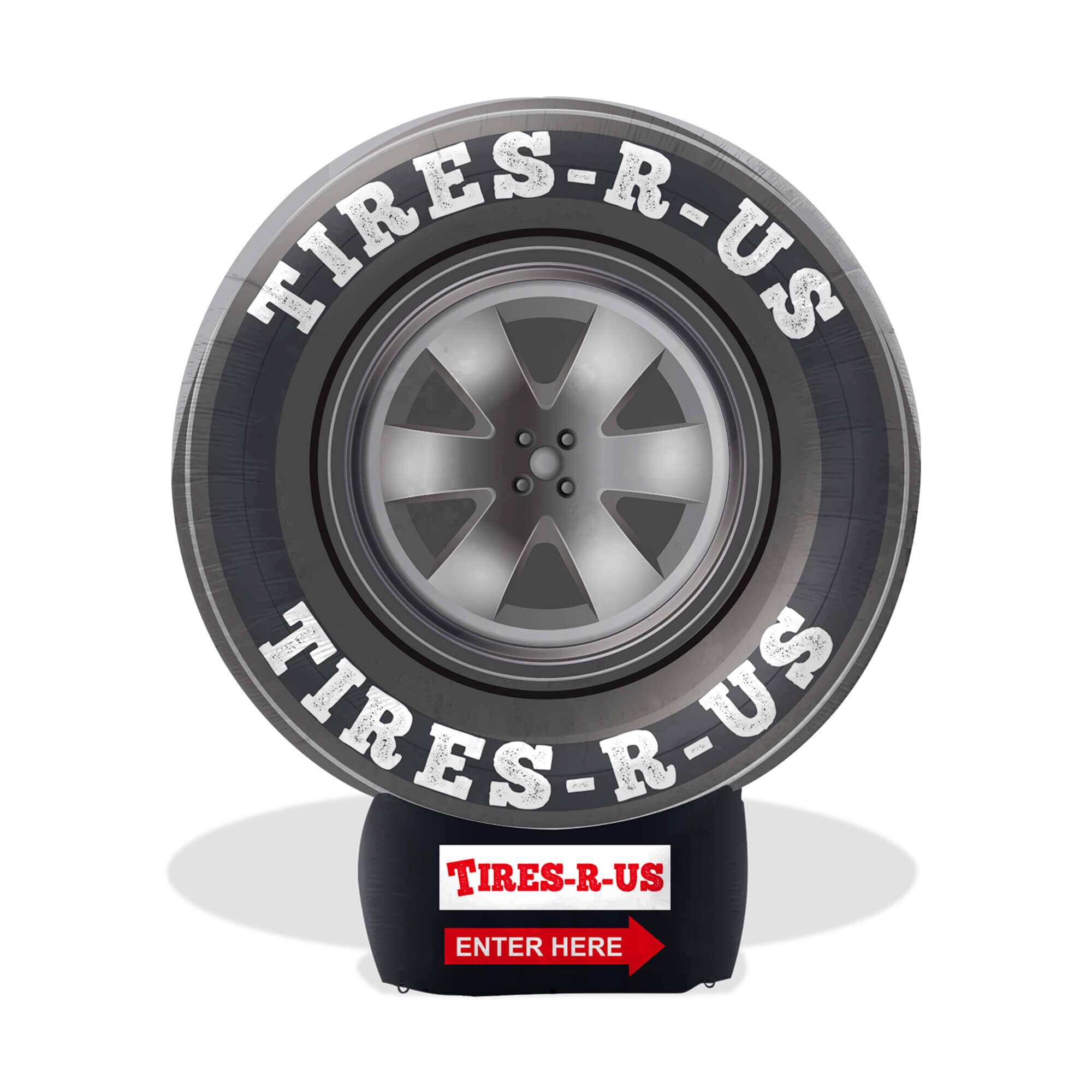 10ft Custom Giant Inflatable Tire 2