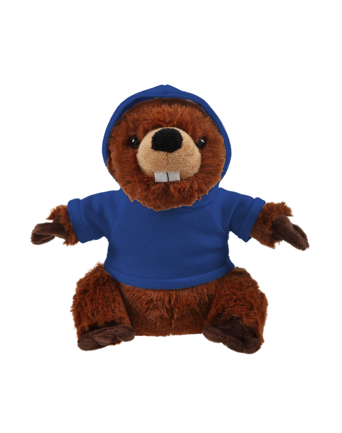 Soft Plush Standing Beaver with Hoodie 2