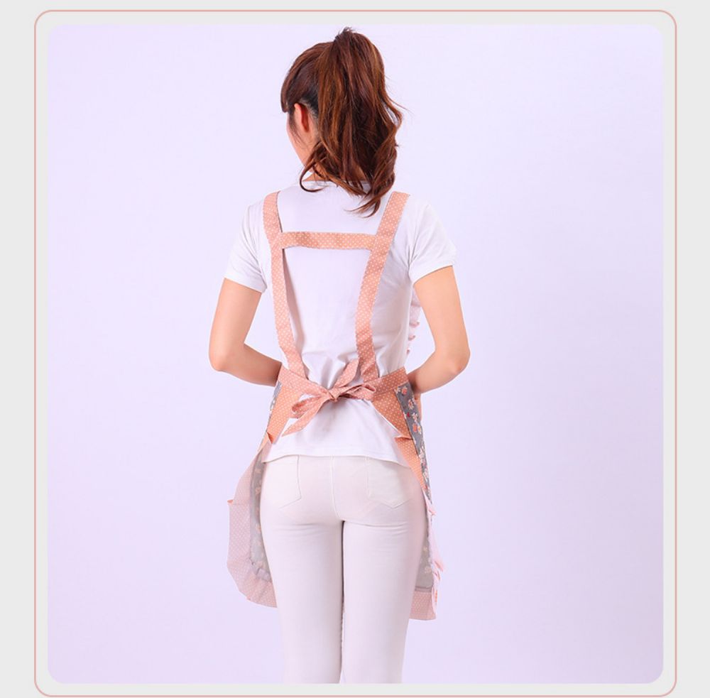 Kitchen Style Bamboo Cotton Apron 3