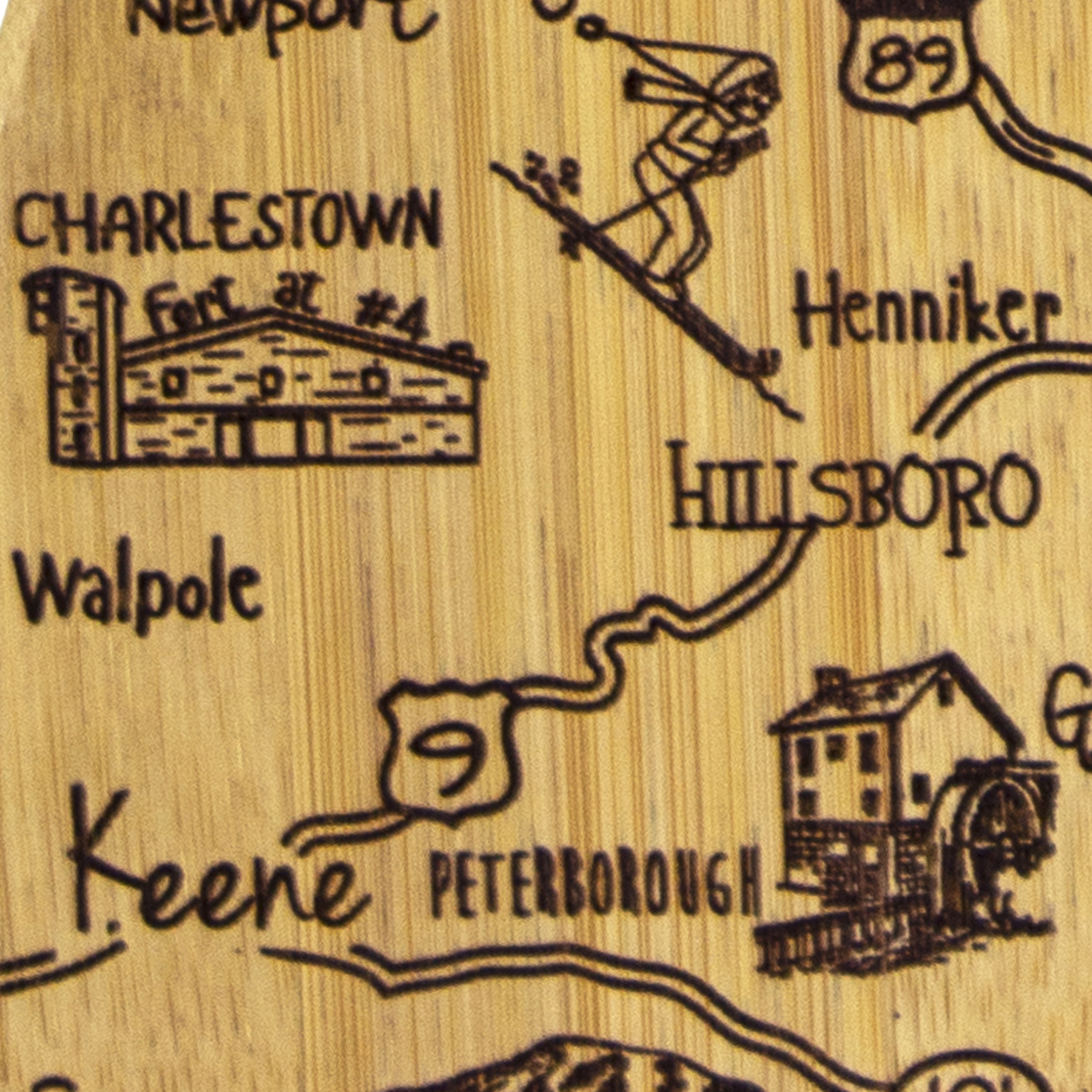 Destination New Hampshire Cutting & Serving Board 9