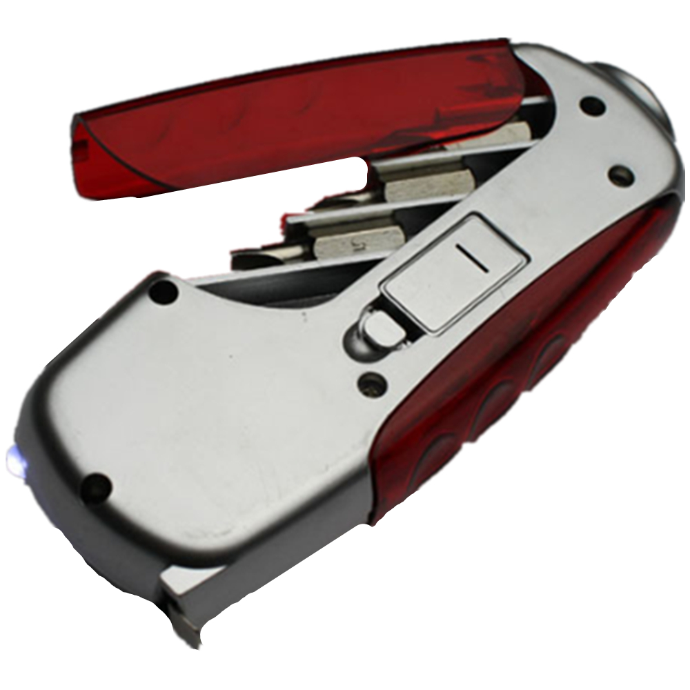 Screwdriver With Level Measure And Flashlight 4