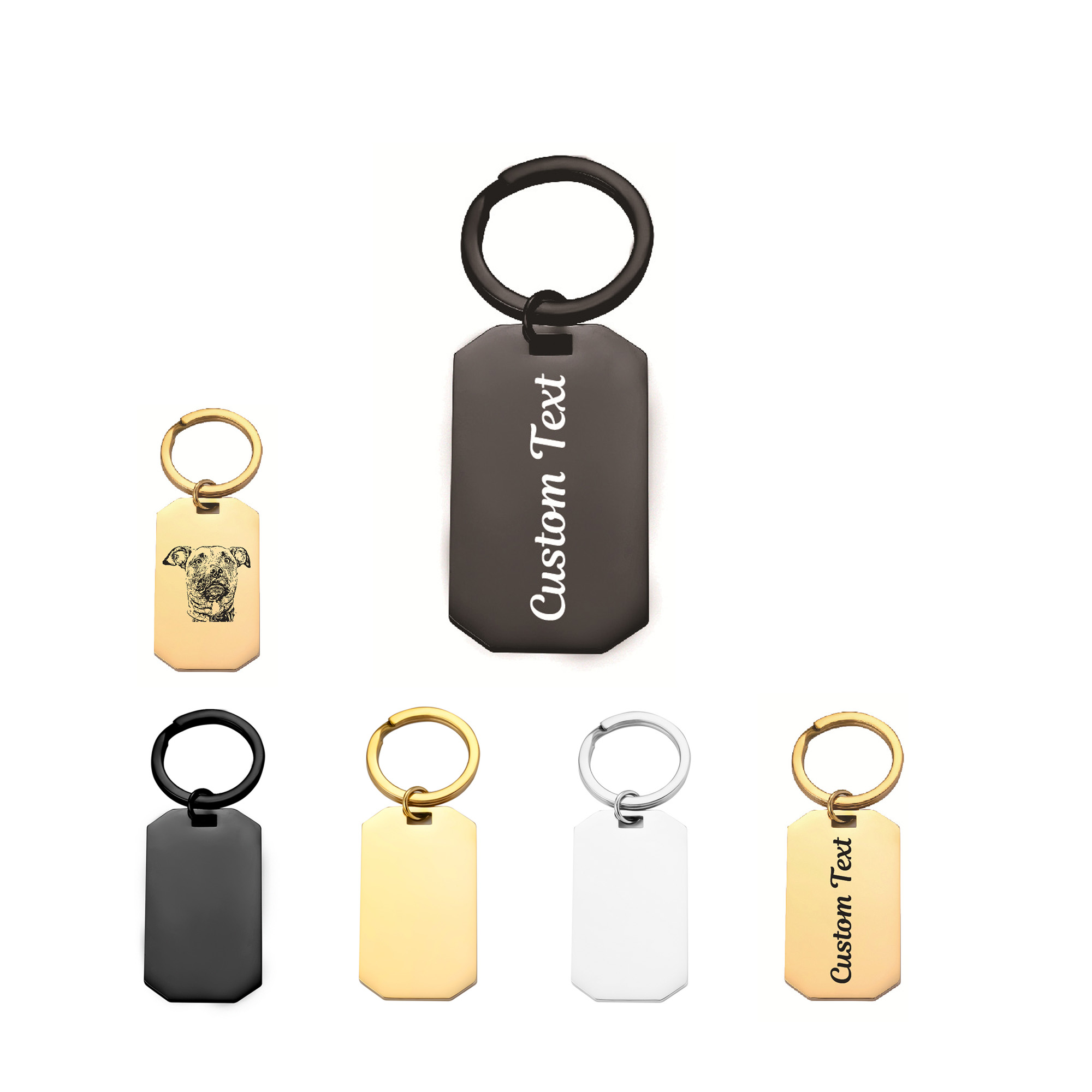 Stainless Steel Metal Keychain 2
