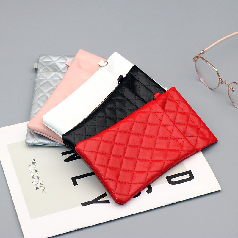 PU Sunglass Pouch with Double Storage Space 17