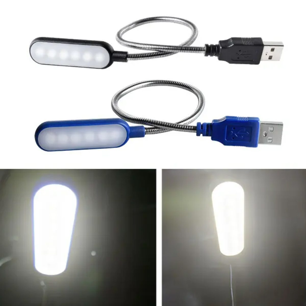 Flexible USB LED Light Lamp with Adjustable Gooseneck 5