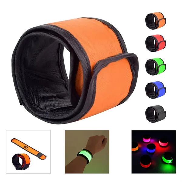 Led Light Up Band Slap Bracelets