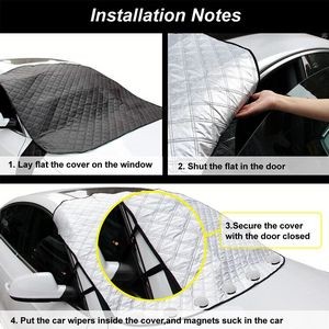Car Windshield Snow Ice Cover Wiper Protector 3