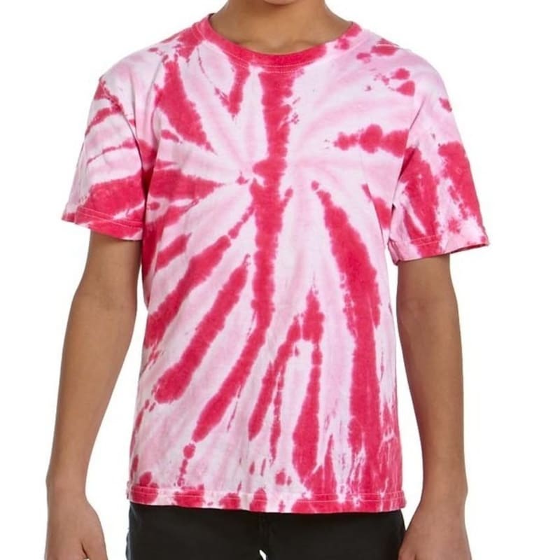 Tie-Dye Youth 5.4 Oz., 100% Cotton Twist Tie-Dyed T-Shirt 1