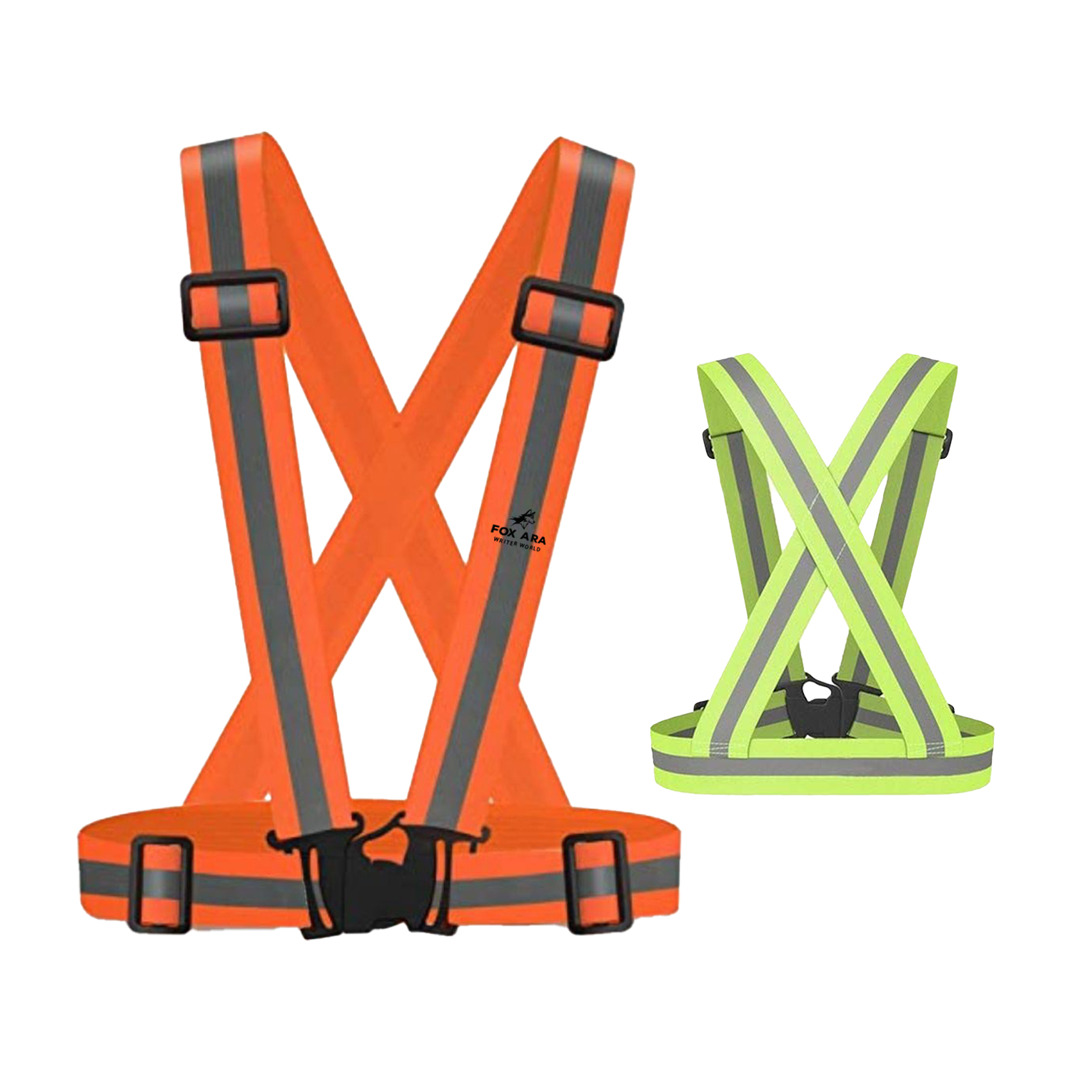 Adjustable Reflective Tape Safety Running Cross Belt 6