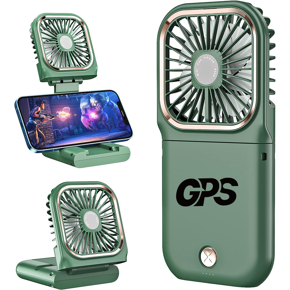 3 IN 1 Mini Fan 3,000mAh Power Bank