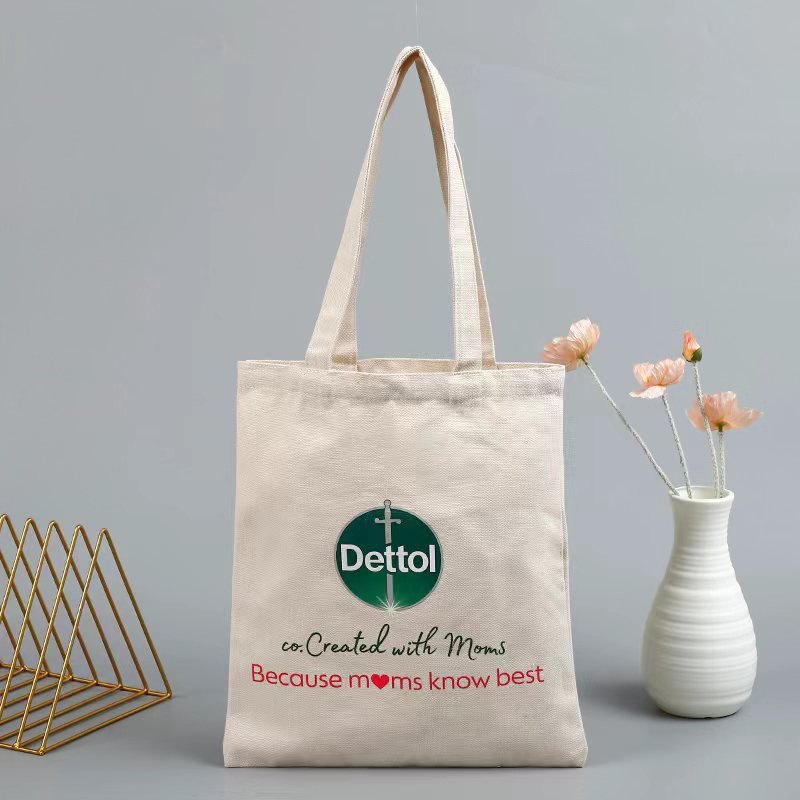 Canvas Handbag, custom tote bag with logo imprint 1