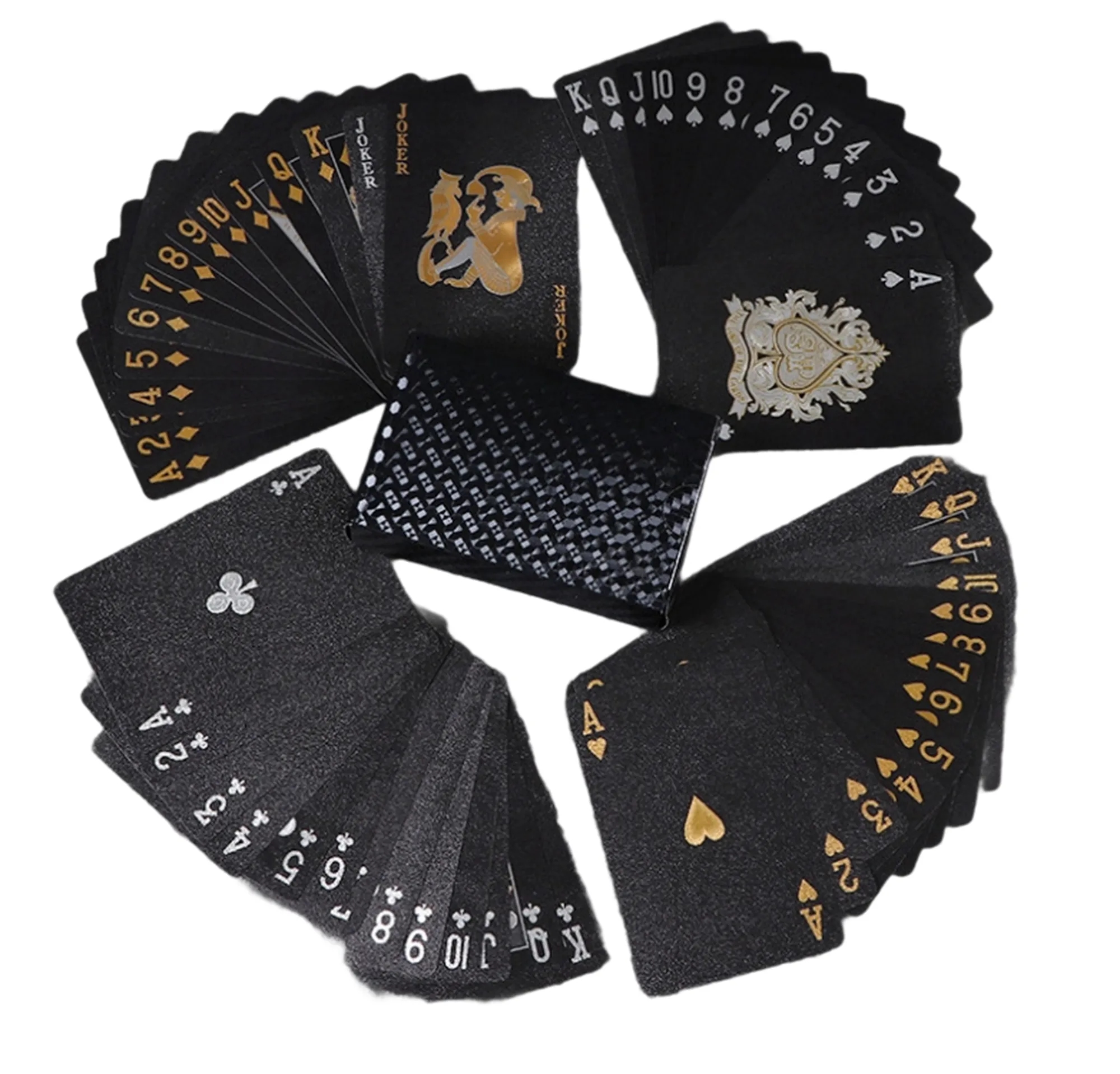 Luxury Gold Table Game Poker Cards 5