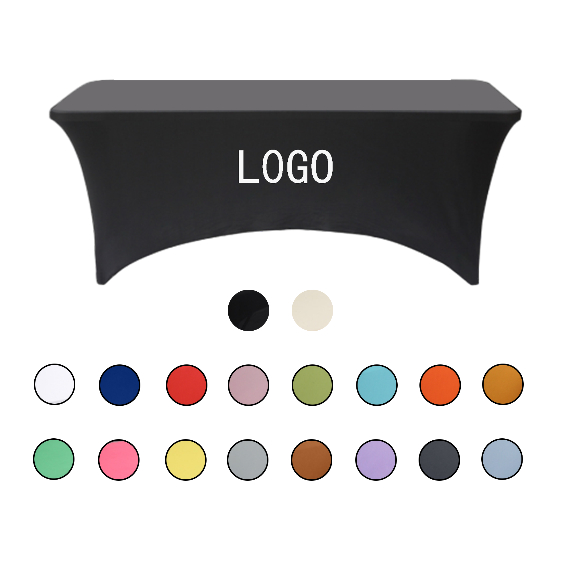 6ft Rectangular Tablecloth 2