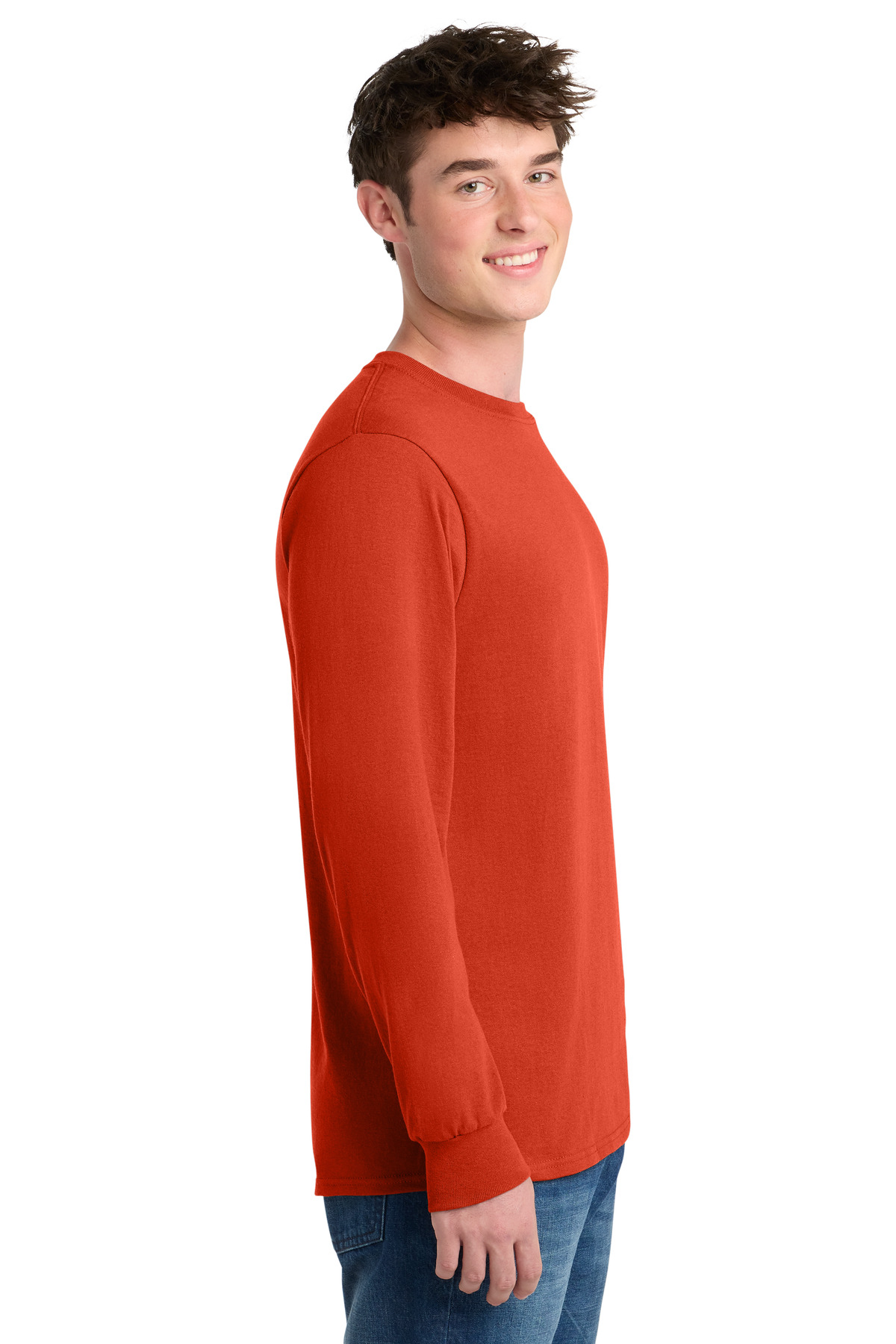 Port & Co Tall Long Sleeve Core Blend Tee. PC55LST 8