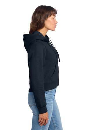 District Women's V.I.T. Fleece Full-Zip Hoodie DT6103 5