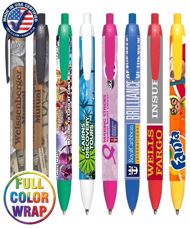 Full Color "Wide One" USA Click Pen 2
