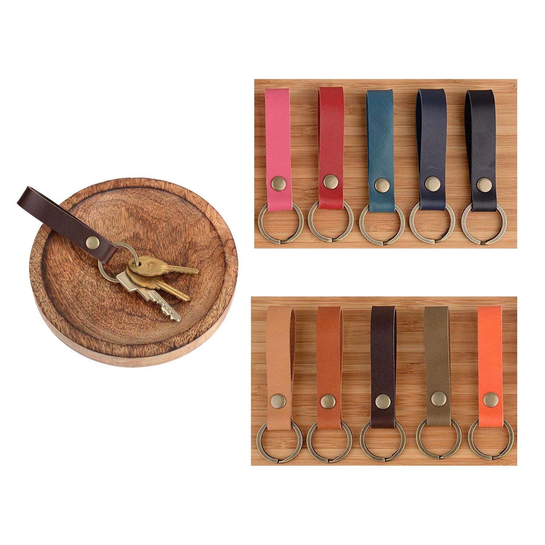Creative Leather Car Keychain 3