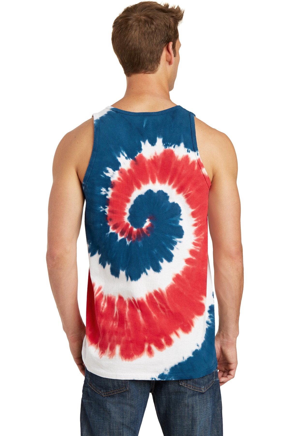 Port & Co Tie-Dye Tank Top. PC147TT 34