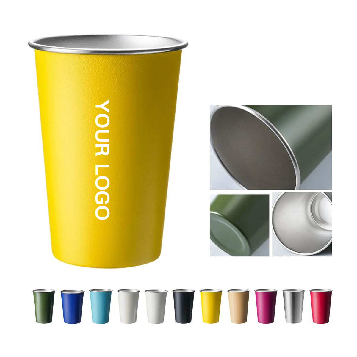 Stainless Steel Tumbler with Vacuum Insulation 16oz 15