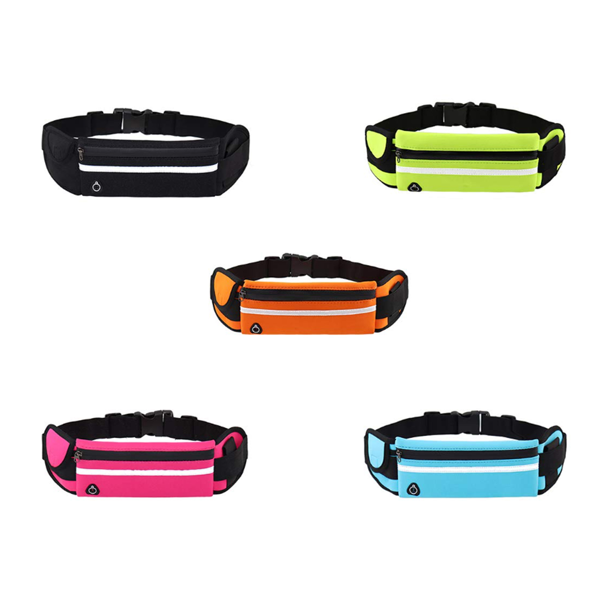 Running Waist Pack with Bottle Holder and Earphone Port 8