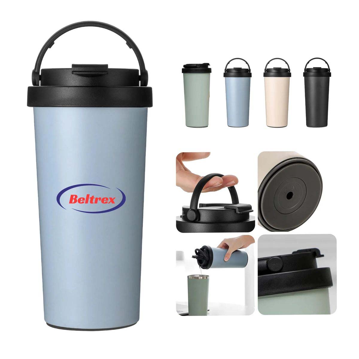16oz Spill Proof Insulated Stainless Steel Tumbler 4