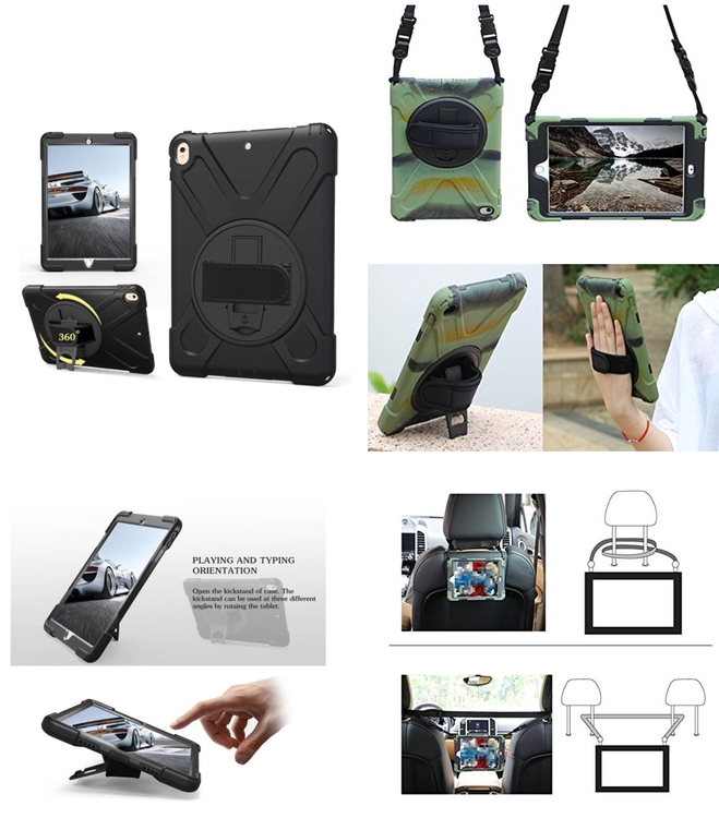 iBank ® Shockproof Case for iPad Mini 7 (A17 Pro) 2024 / Mini 6 8.3" 3