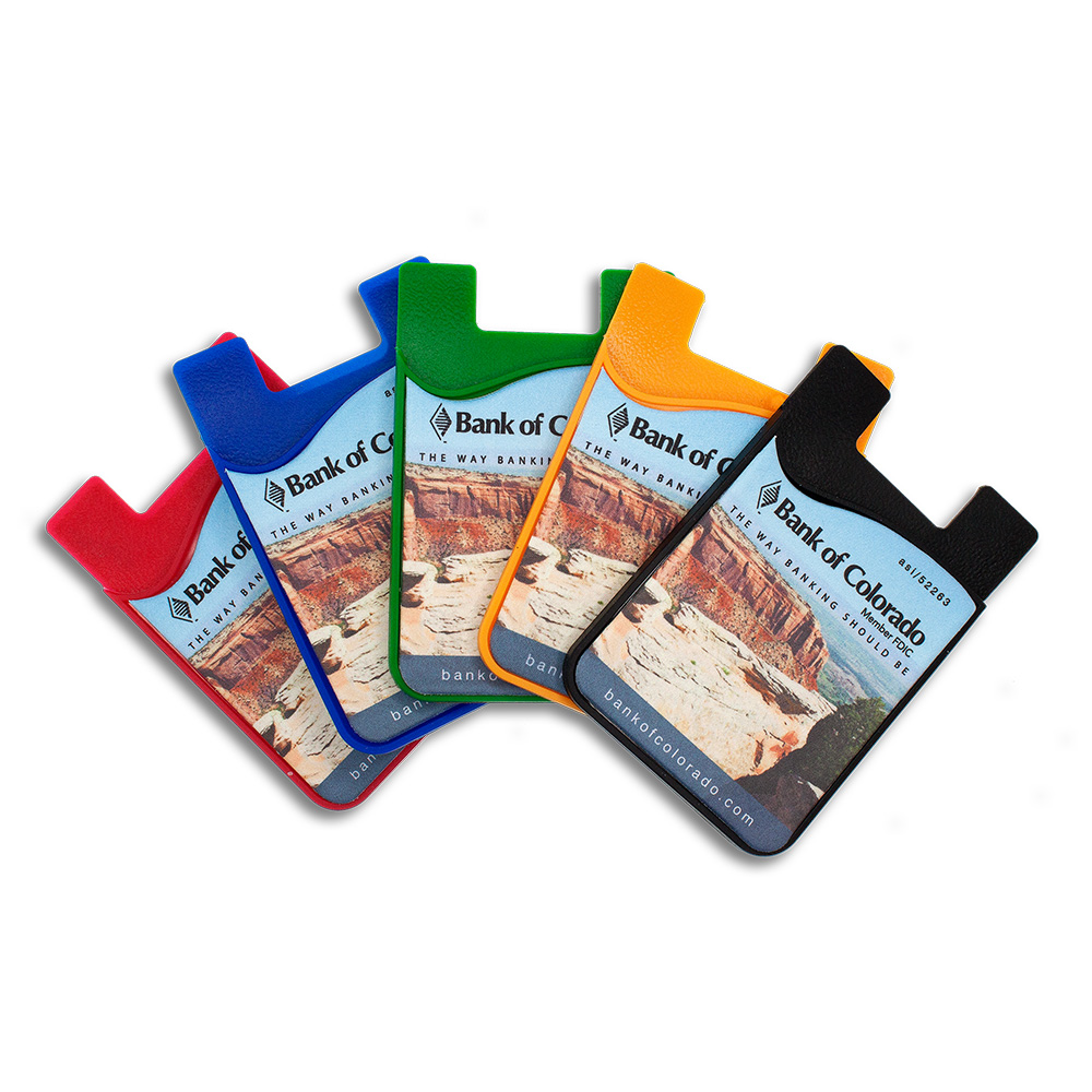 Silicone Cell Phone Wallet with Screen Cleaner 3