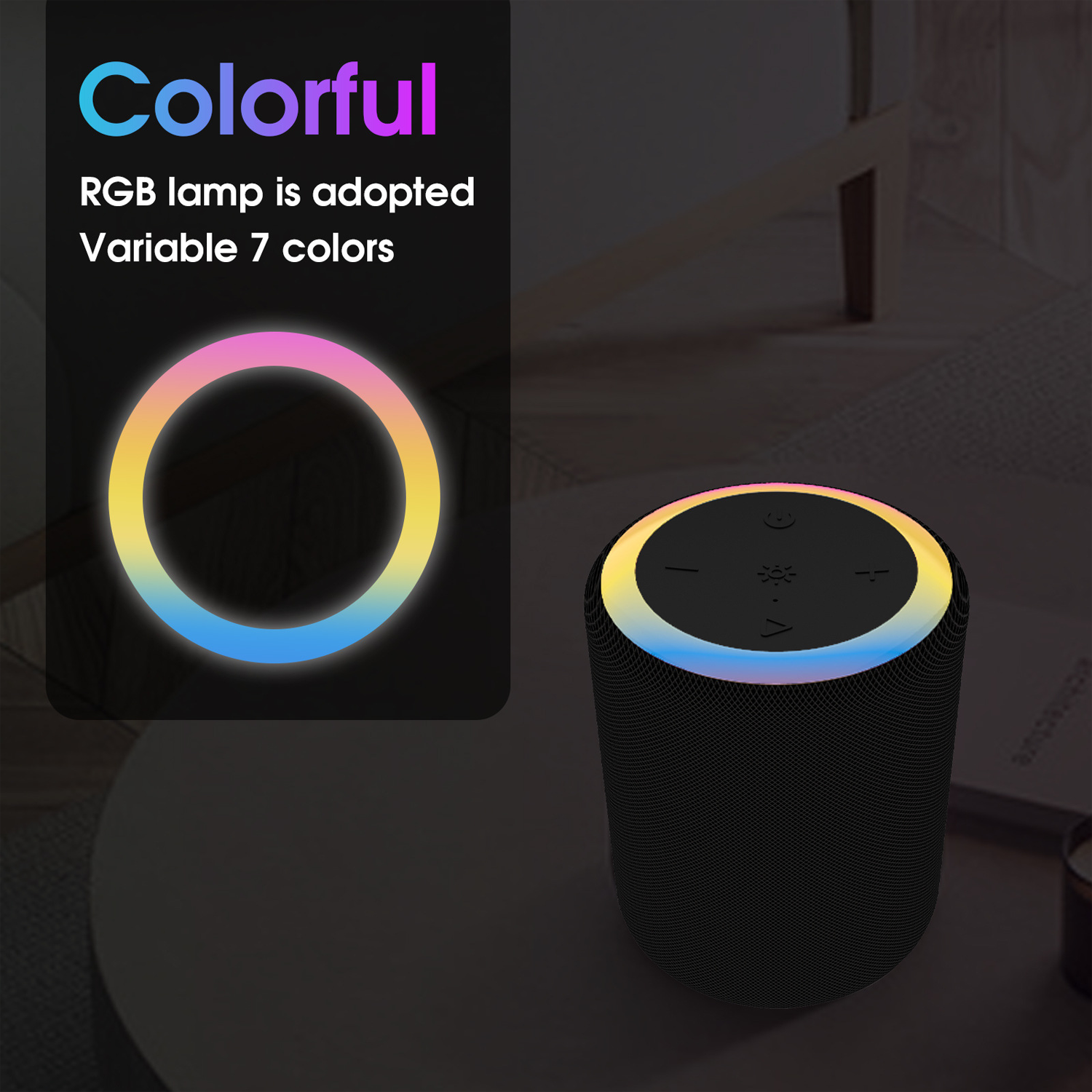 Outdoor Waterproof Mini Cylinder Bluetooth Speaker 9