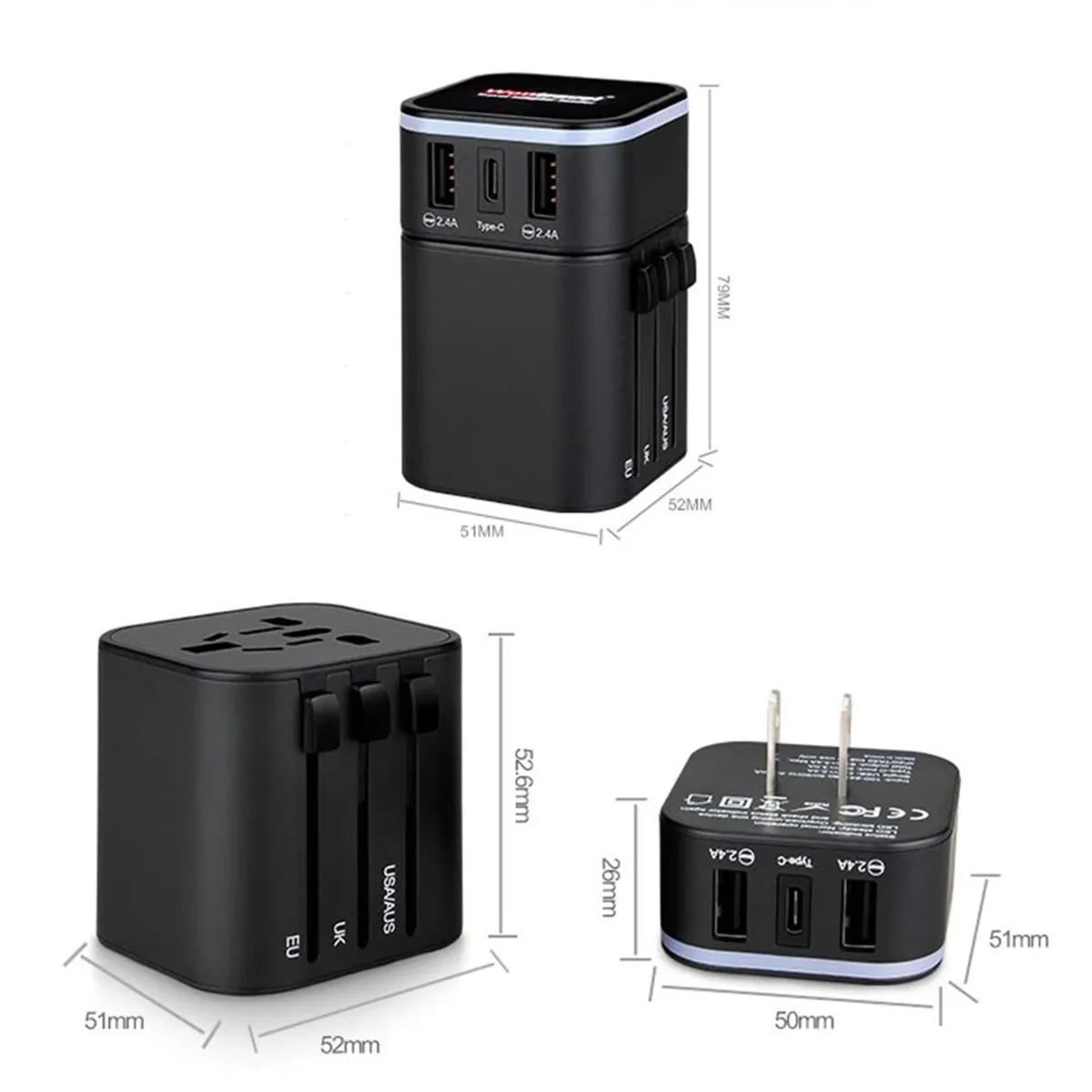Universal International Travel Power Adapter 5