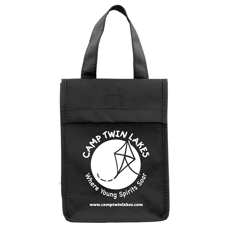 6-1/2"W x 9"H x 3 ½"Gusset - "BAG-IT" Value Priced Lightweight Lunch Tote Bag 24