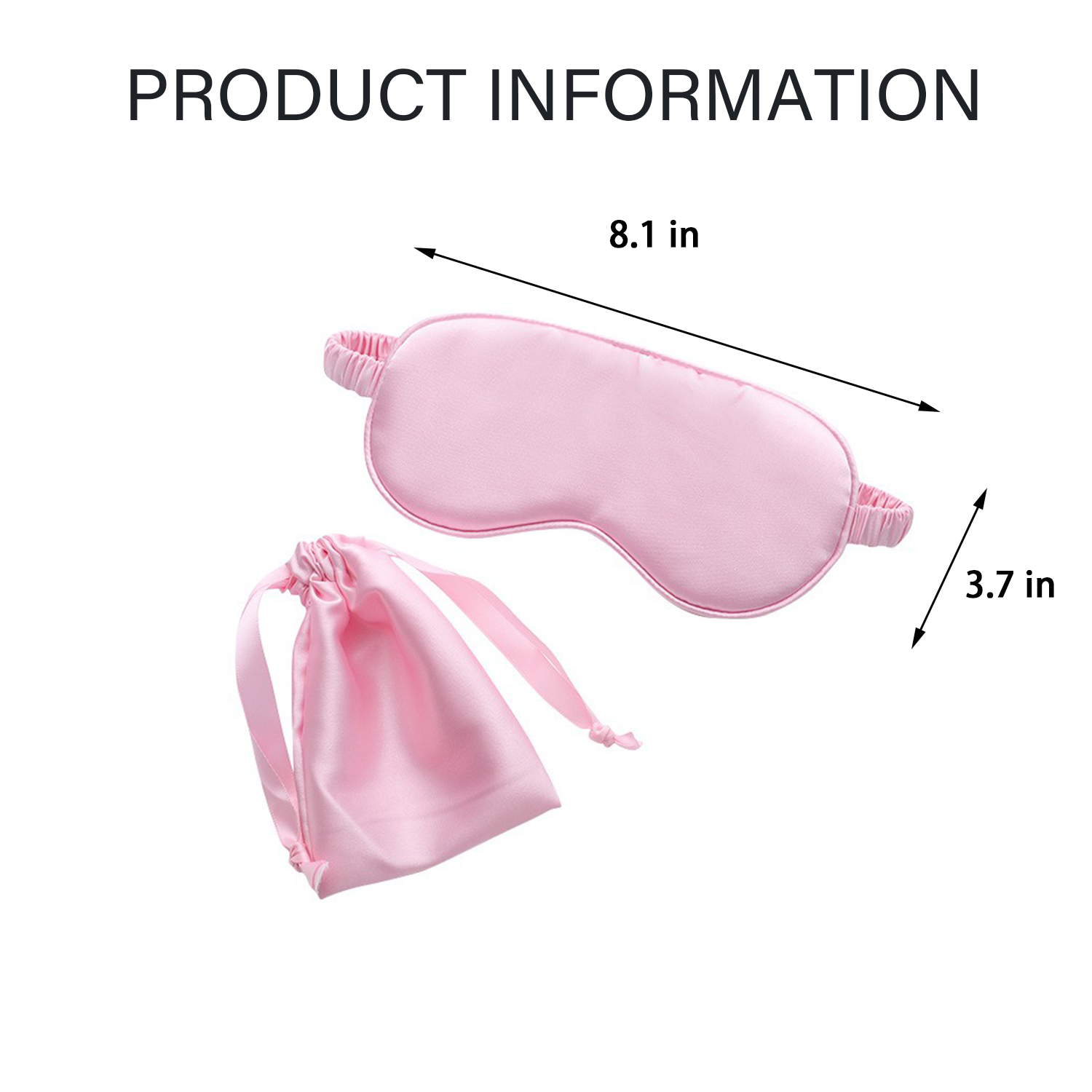 Simulated Silk Eye Mask With Pouch 7