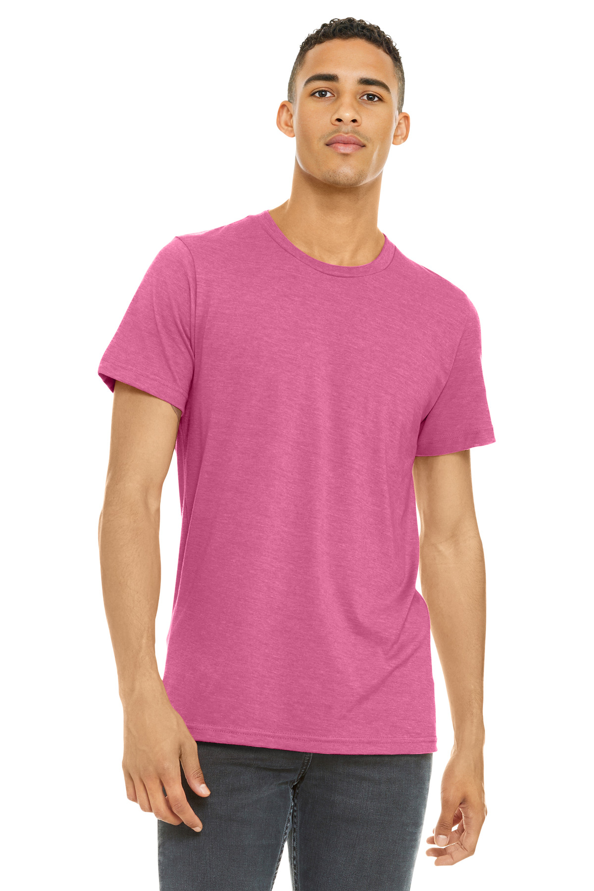 BELLA+CANVAS Unisex Heather CVC Short Sleeve Tee. BC3001CVC 616